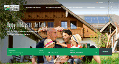 Desktop Screenshot of farmholidays.com